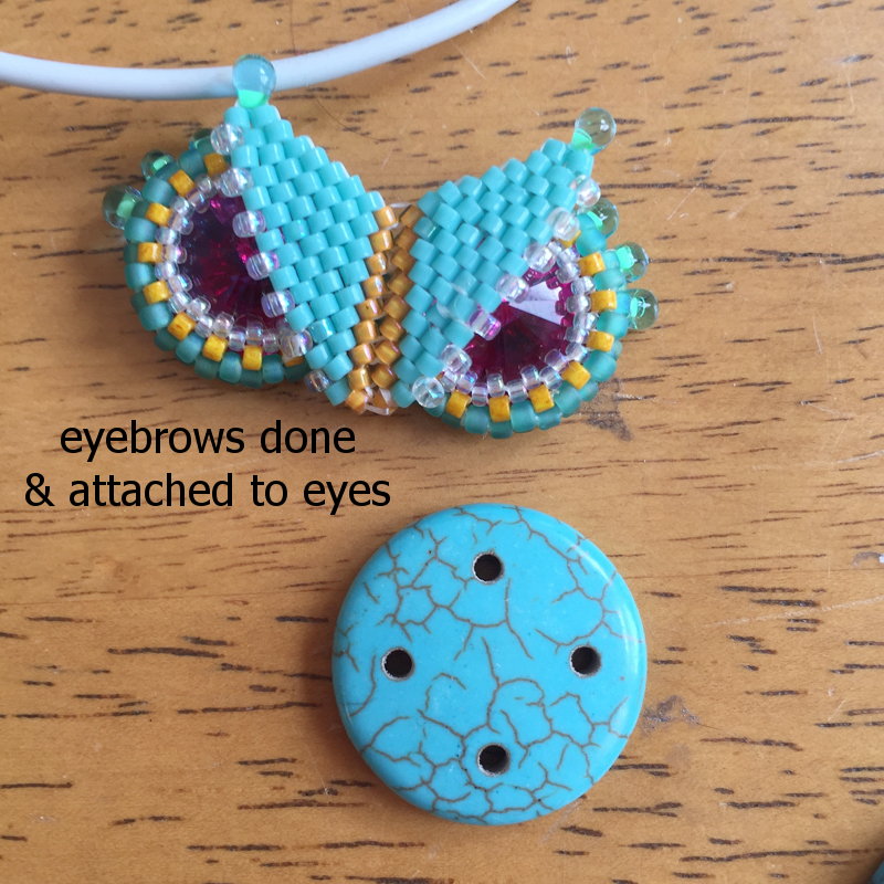 Beaded sale owl earrings