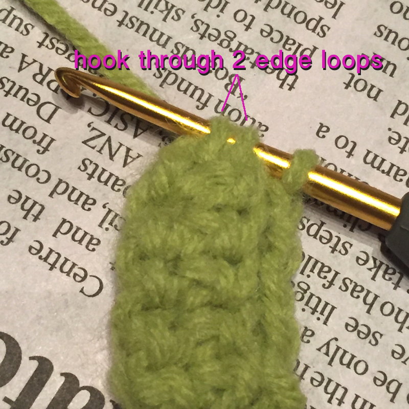 Crochet a no stretch strap thermal stitch 