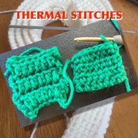 Thermal Stitch - Double Crochet and Half dc